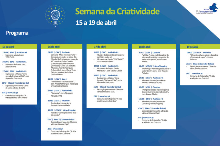 Semana da Criatividade – IPC